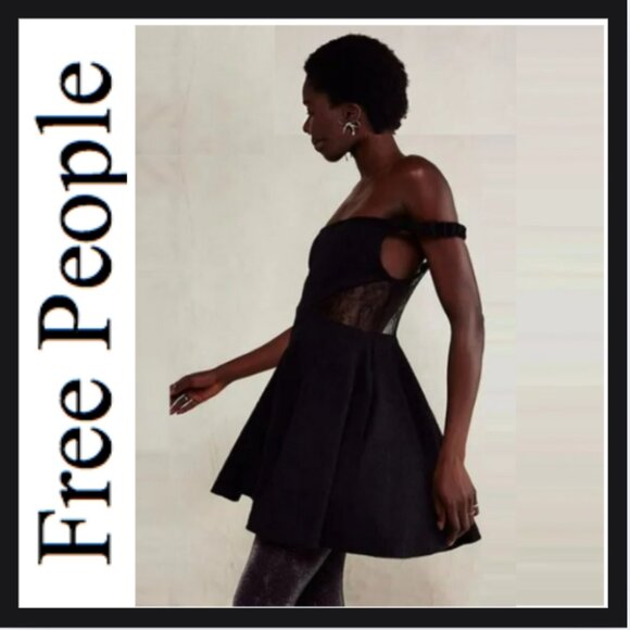 NWT FP Black dress - Picture 1 of 3
